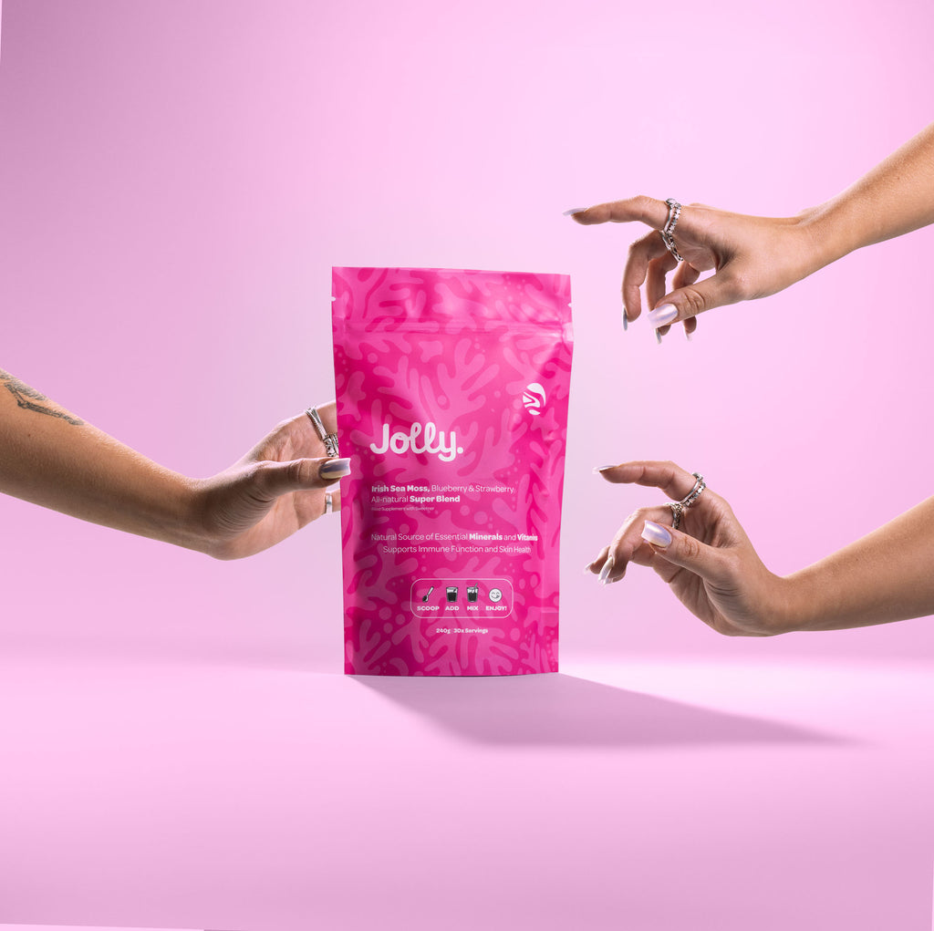 Jolly Irish Sea Moss, Blueberry & Strawberry