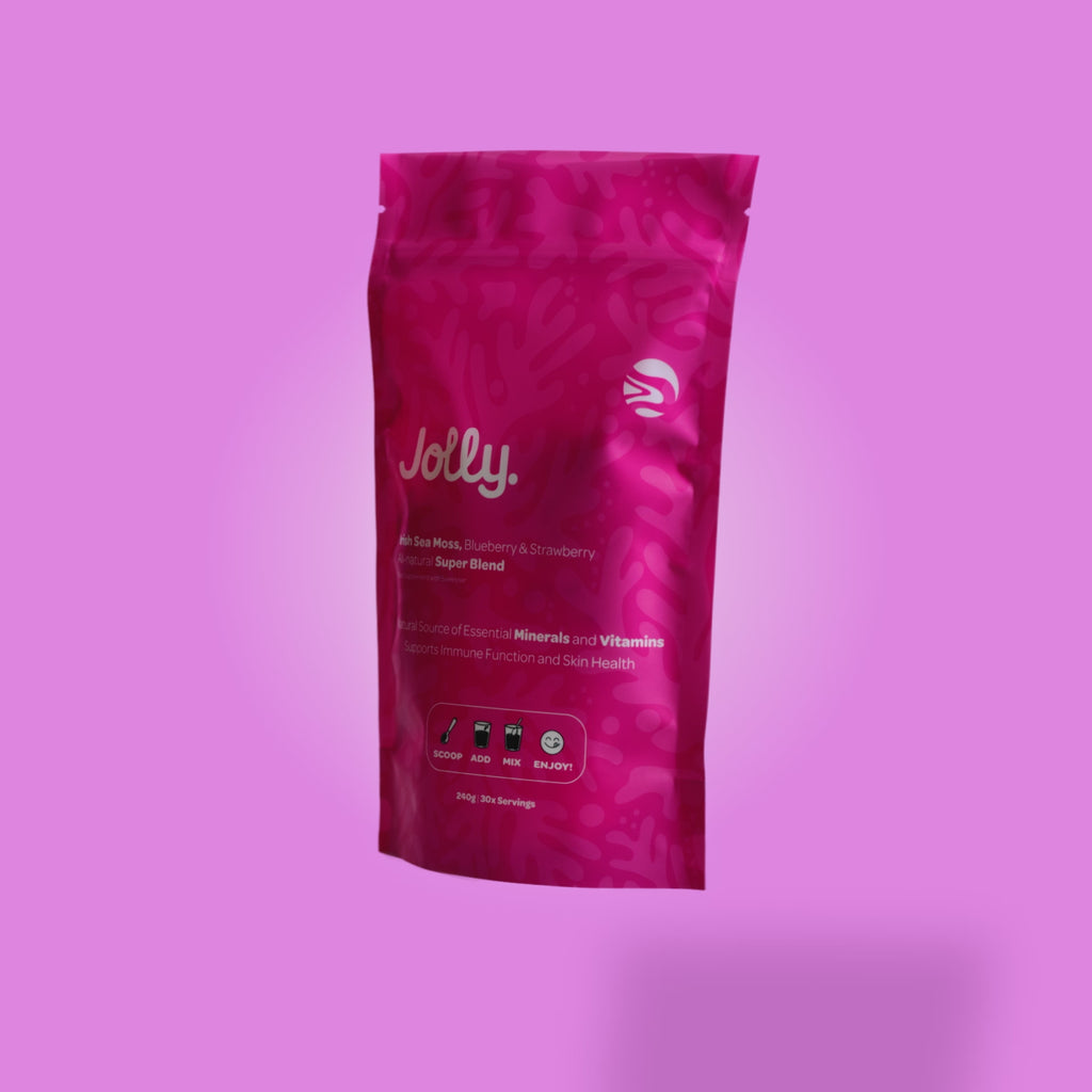 Jolly Irish Sea Moss, Blueberry & Strawberry